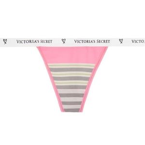 Logo V-String Panties